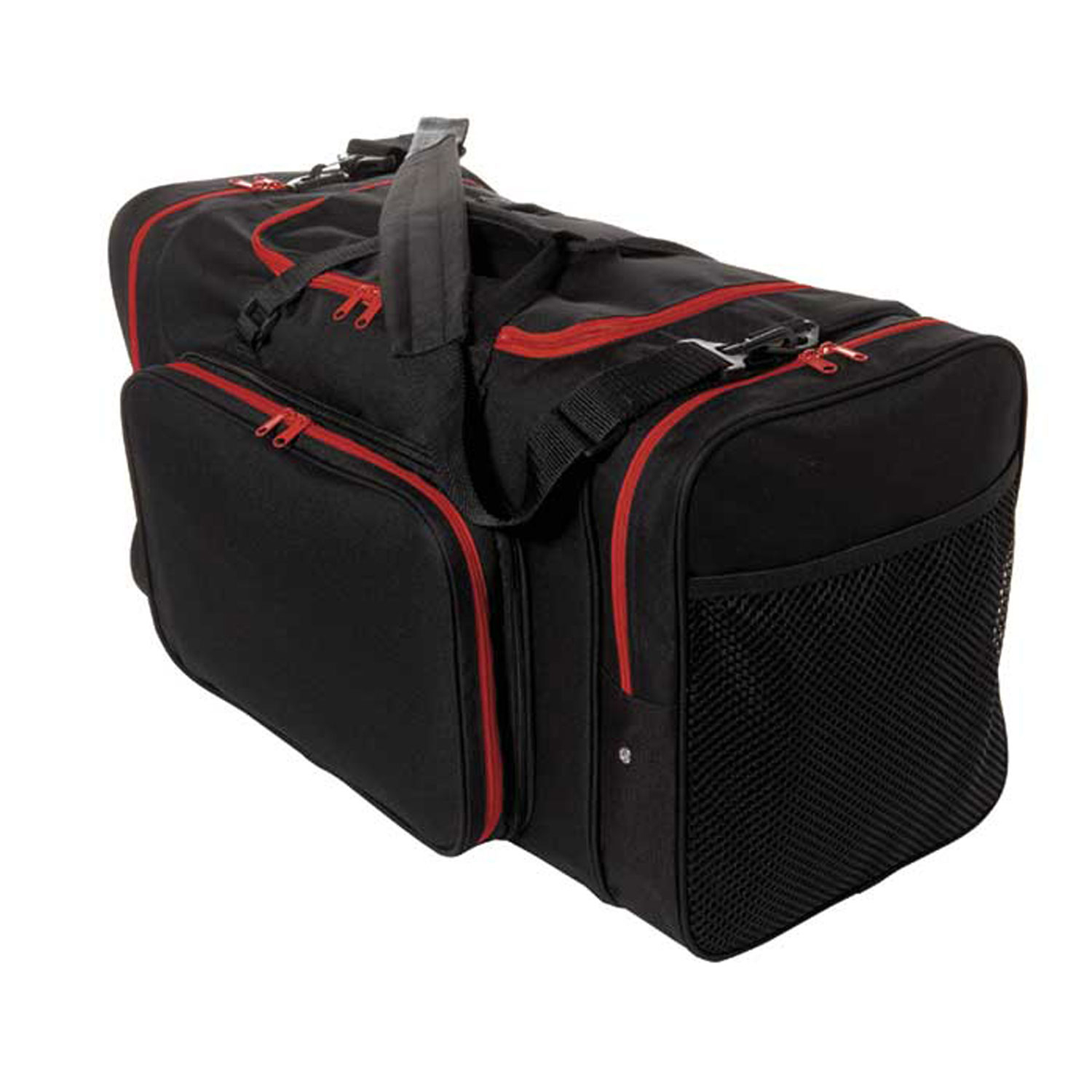Sports Duffel Bag with Contrasting Zipper